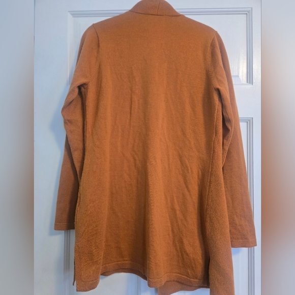 Orange Orvis Wool Sweater, Size S - Picture 2 of 4